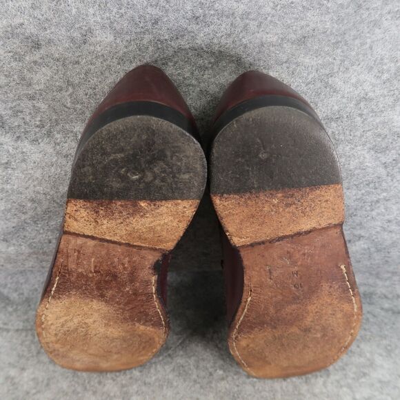 Stamati Mastroianni Shoes Mens 10 Tassel Loafers Moccasin Leather Classic Brown
